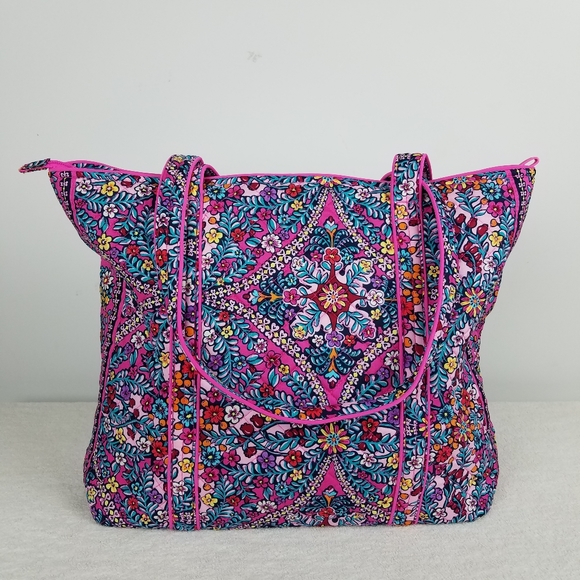 Vera Bradley Iconic Vera Tote Kaleidoscope  NWT - Picture 4 of 8